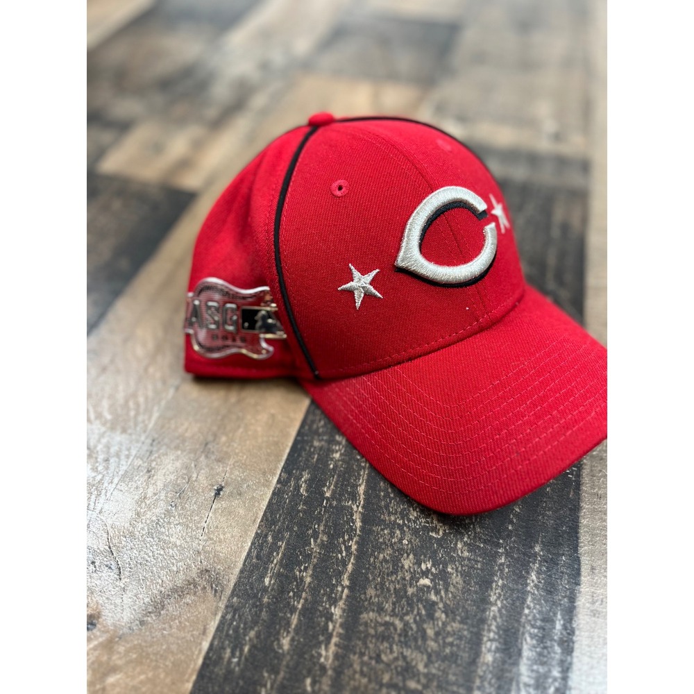 New Era Cincinnati Reds 2015 All Star Game ASG Hat Red Stretch Fit Small Medium